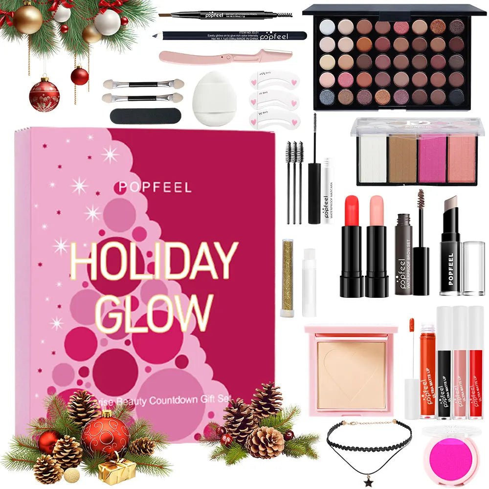 Calendario dell'Avvento Beauty 24 Sorprese Makeup - Cofanetto Regalo Donna
