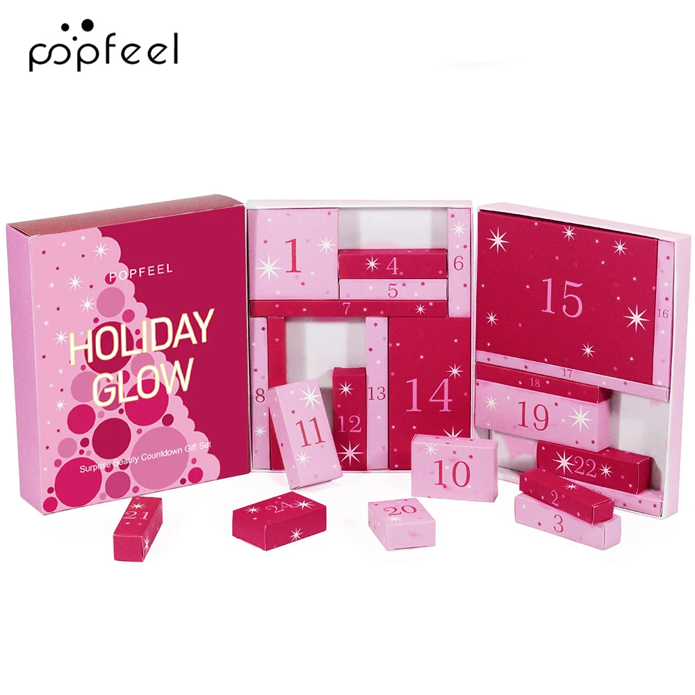Calendario dell'Avvento Beauty 24 Sorprese Makeup - Cofanetto Regalo Donna