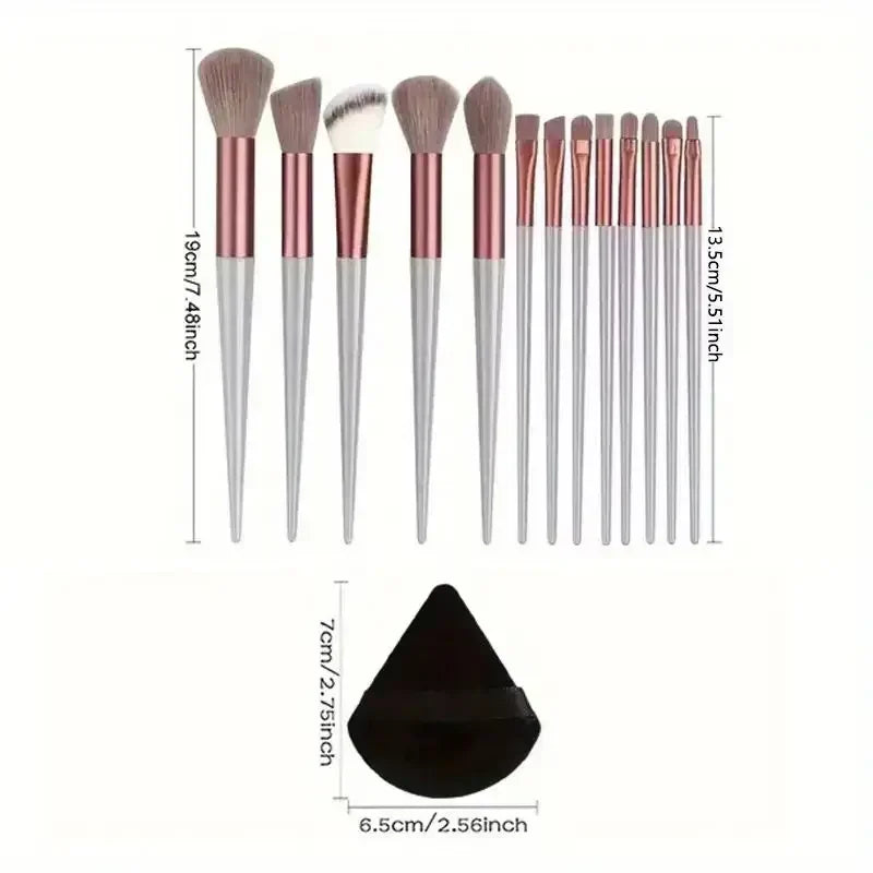 Set Pennelli Make-up 13 Pezzi