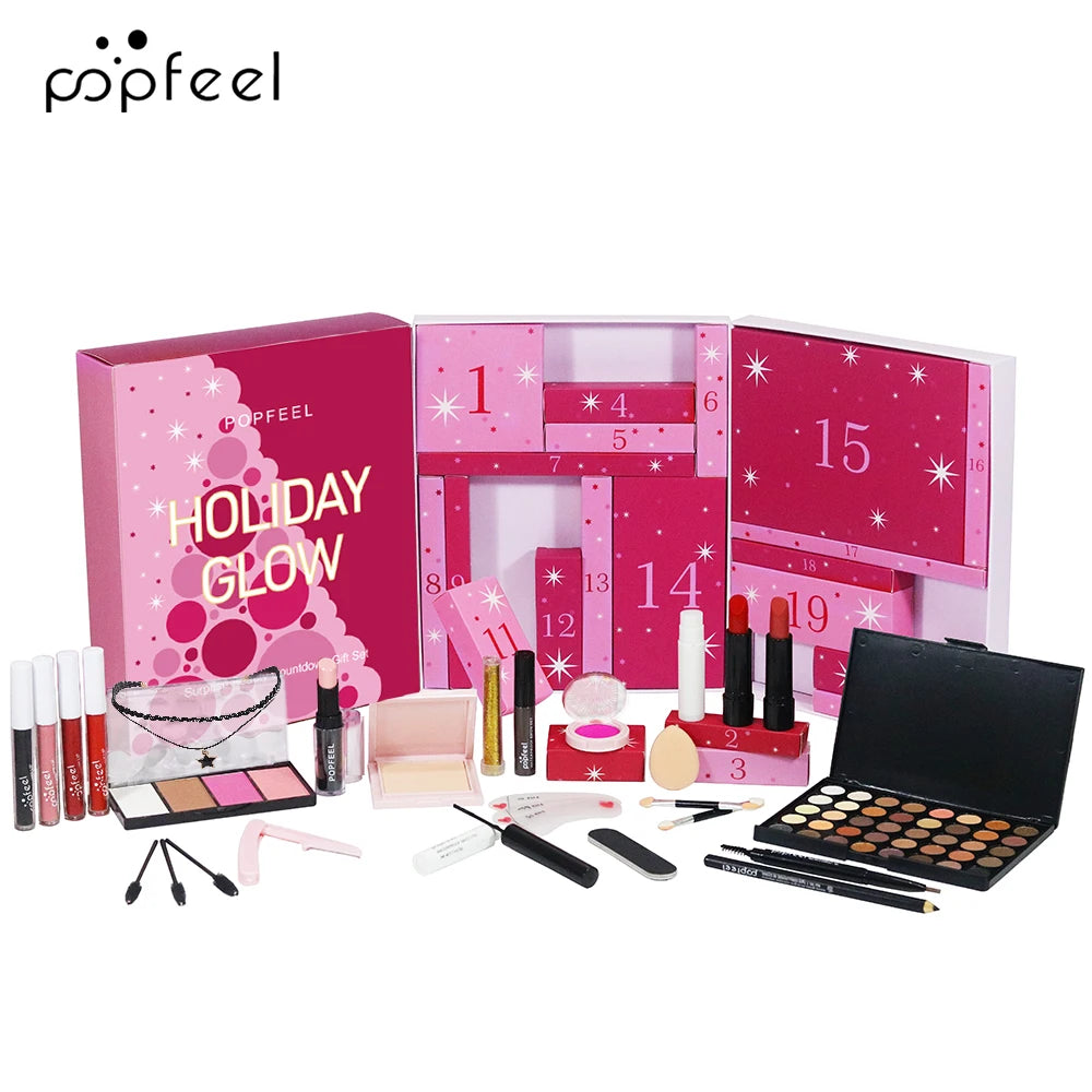 Calendario dell'Avvento Beauty 24 Sorprese Makeup - Cofanetto Regalo Donna
