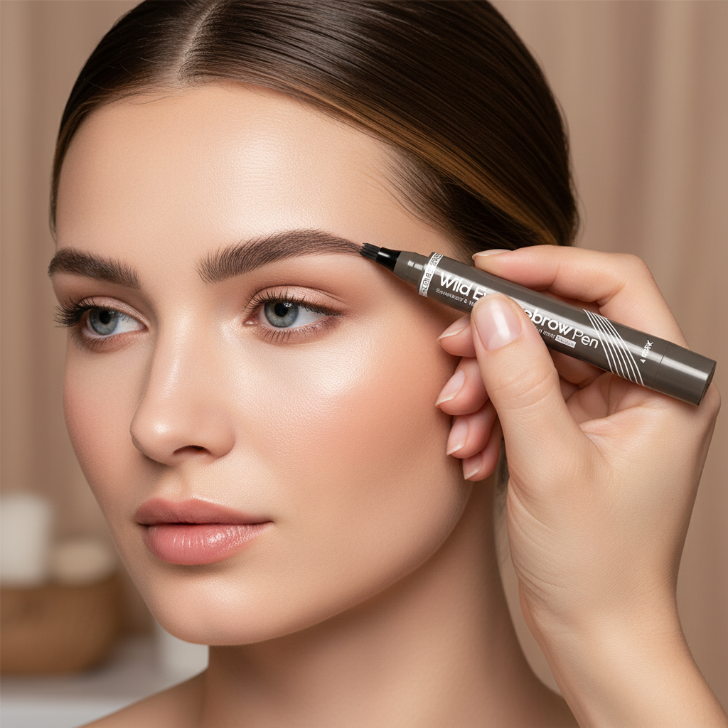 Applicazione penna sopracciglia