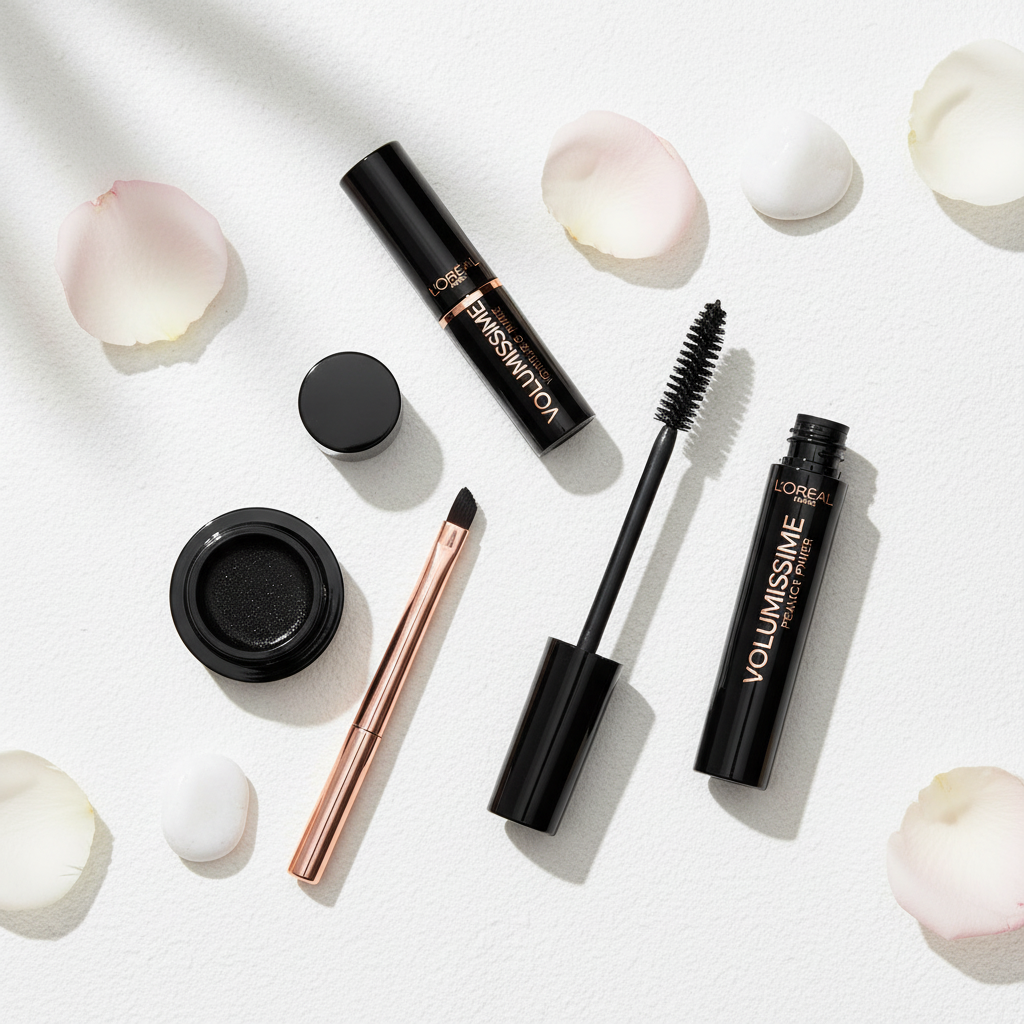 Flat lay L'Oreal VOLUMISSIME